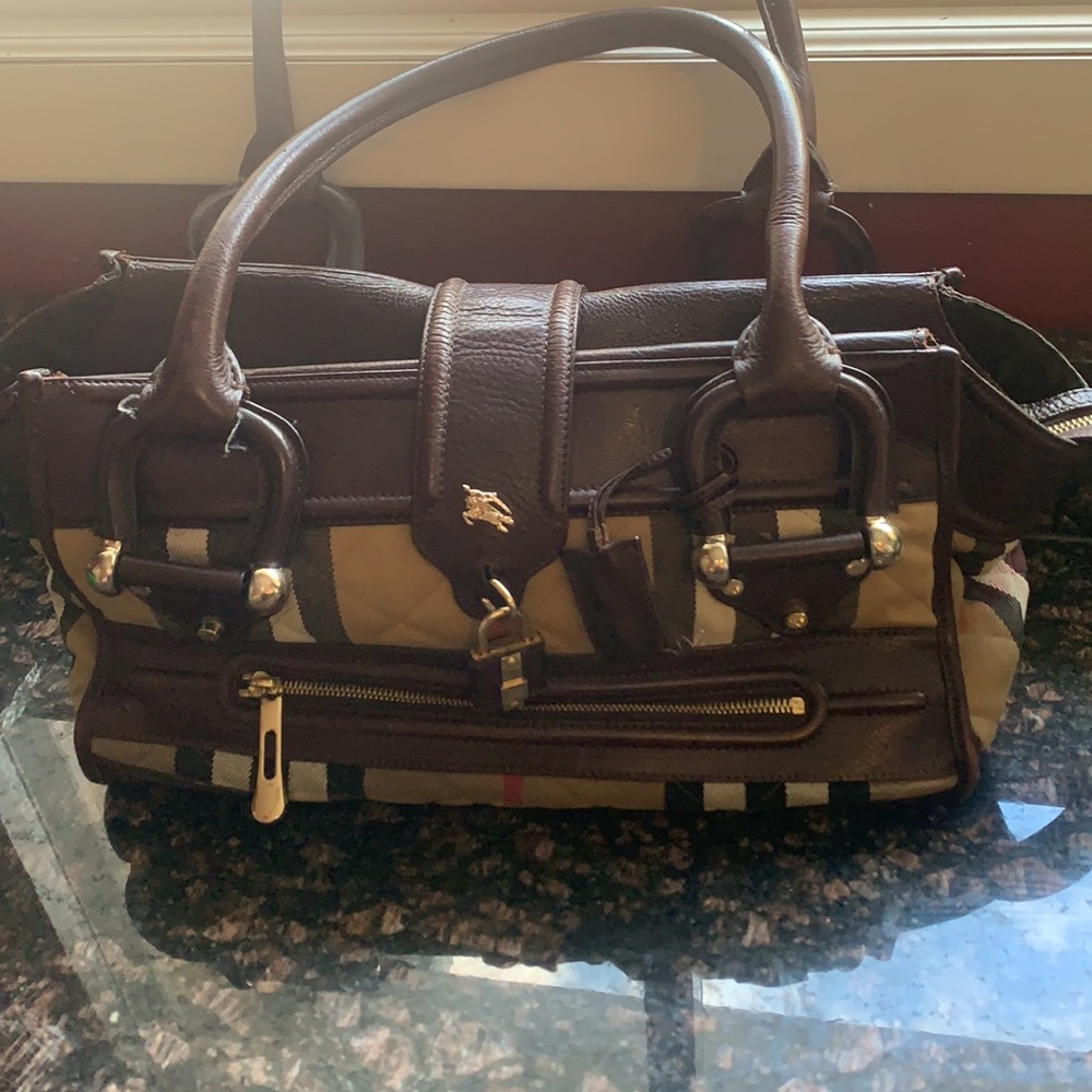 Authentic Burberry Large Satchel